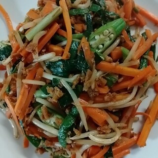 大豆ミートの野菜中華炒め